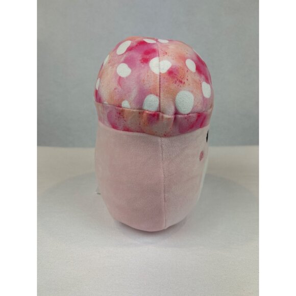 Squishmallow Molly Pink Mushroom Plush Polka Dot Cap Winking Face 7" - Picture 4 of 6